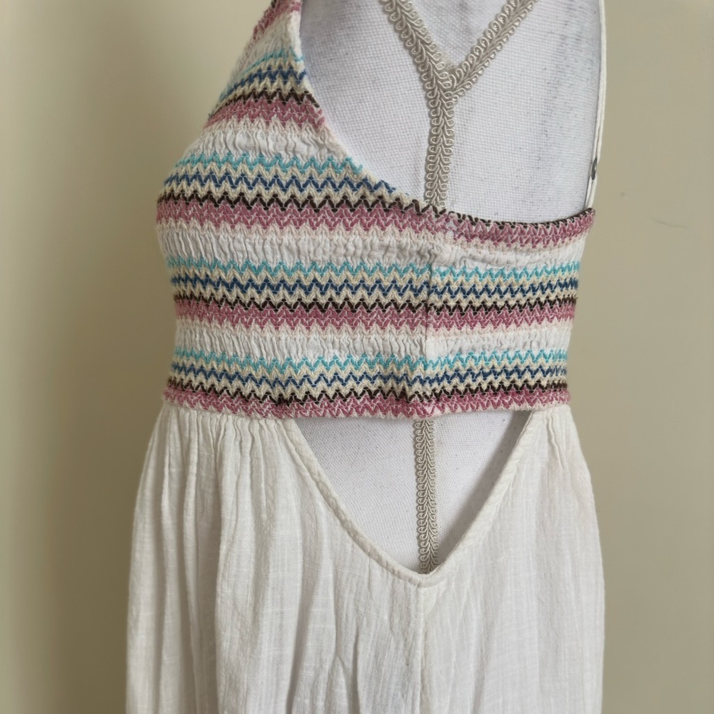 ROXY Hot Tropics Flowy Maxi Dress – Textured Slub Fabric – Size XL - Picture 8 of 15